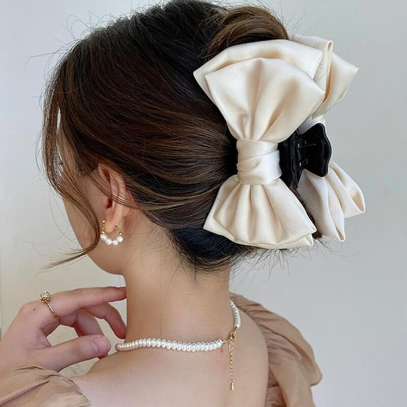 Women s Lovely 2-Size Big Ribbon Clip Hairpin A17875_Black
Women s Lovely 2-Size Big Ribbon Clip Hairpin A17875_Black
