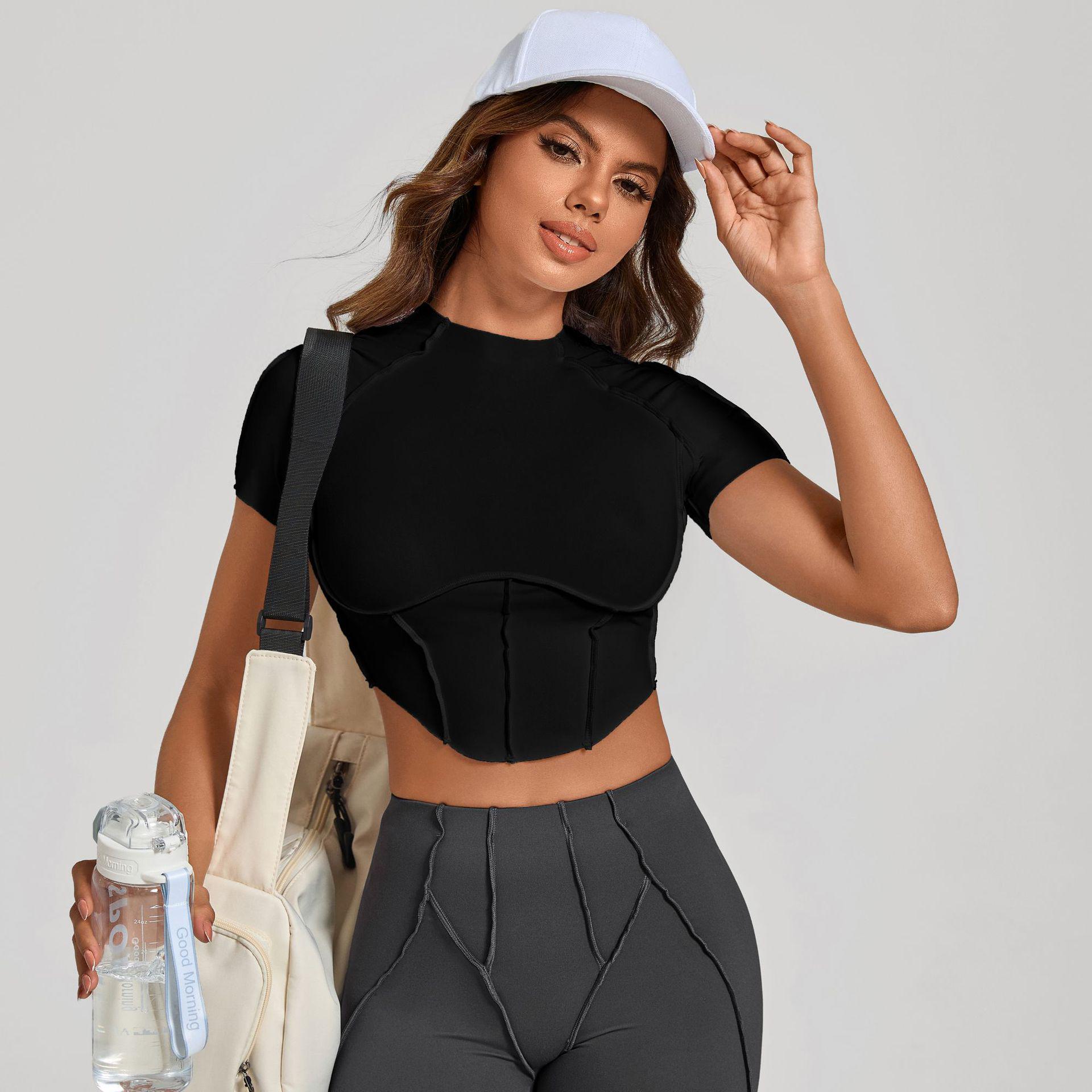3D Patchwork Quick-Dry Yoga Top - No Pads, Short Sleeve, Tight Fit for Running Small
3D Patchwork Quick-Dry Yoga Top - No Pads, Short Sleeve, Tight Fit for Running Small