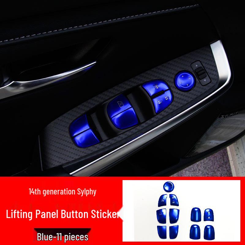 19-22 Sylphy Car Window Lift Panel Sticker for Interior Modification
19-22 Sylphy Car Window Lift Panel Sticker for Interior Modification