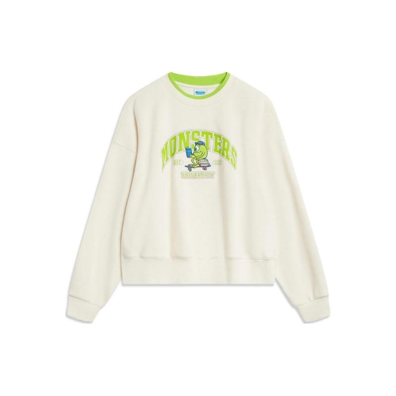 Свитшот с круглым вырезом на флисовой подкладке Li-Ning x Disney Серия Университет Монстров Цвет: Вне Белый Женский AWDT808-1 S
Свитшот с круглым вырезом на флисовой подкладке Li-Ning x Disney Серия Университет Монстров Цвет: Вне Белый Женский AWDT808-1 S