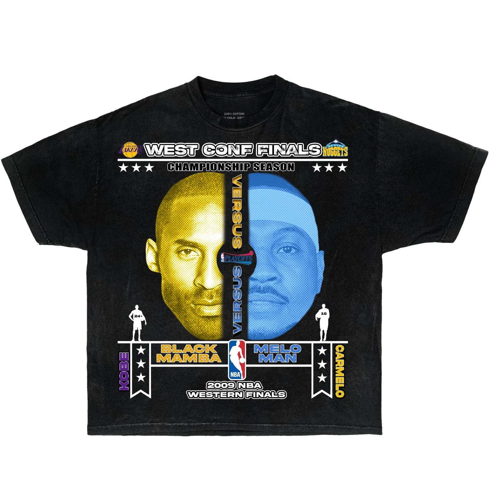 2009 Conference Finals Kobe & Carmelo Boxy Vintage Basketball Tee Streetwear Y2K 4XL
2009 Conference Finals Kobe & Carmelo Boxy Vintage Basketball Tee Streetwear Y2K 4XL