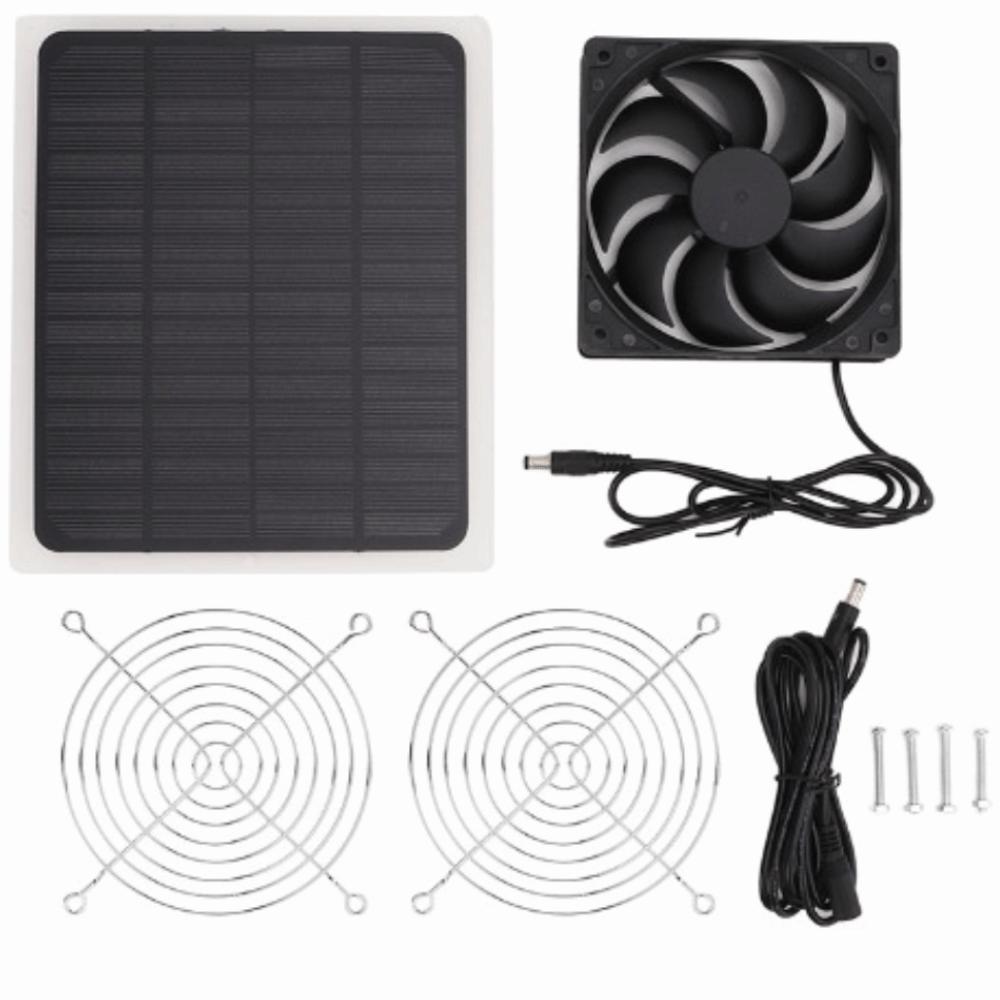 10W Solar Powered Fan Waterproof Solar Exhaust Fan Greenhouse Ventilation Fan Chicken House Solar Panel Fan Kit
10W Solar Powered Fan Waterproof Solar Exhaust Fan Greenhouse Ventilation Fan Chicken House Solar Panel Fan Kit