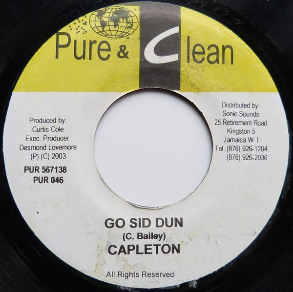 7-дюймовая пластинка CAPLETON - Go Sid Dun PUR046 Pure & Clean 2003 Ямайка Регги, Ска и Даб Б/У
7-дюймовая пластинка CAPLETON - Go Sid Dun PUR046 Pure & Clean 2003 Ямайка Регги, Ска и Даб Б/У