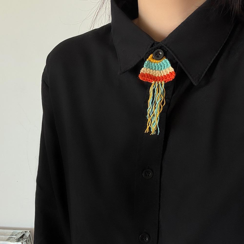 Unique Starfish Childlike Button Decoration Flower Jellyfish Knitted Fake Cravat Beaded Woolen Yarn DIY Shirt Accessories Unisex
Unique Starfish Childlike Button Decoration Flower Jellyfish Knitted Fake Cravat Beaded Woolen Yarn DIY Shirt Accessories Unisex