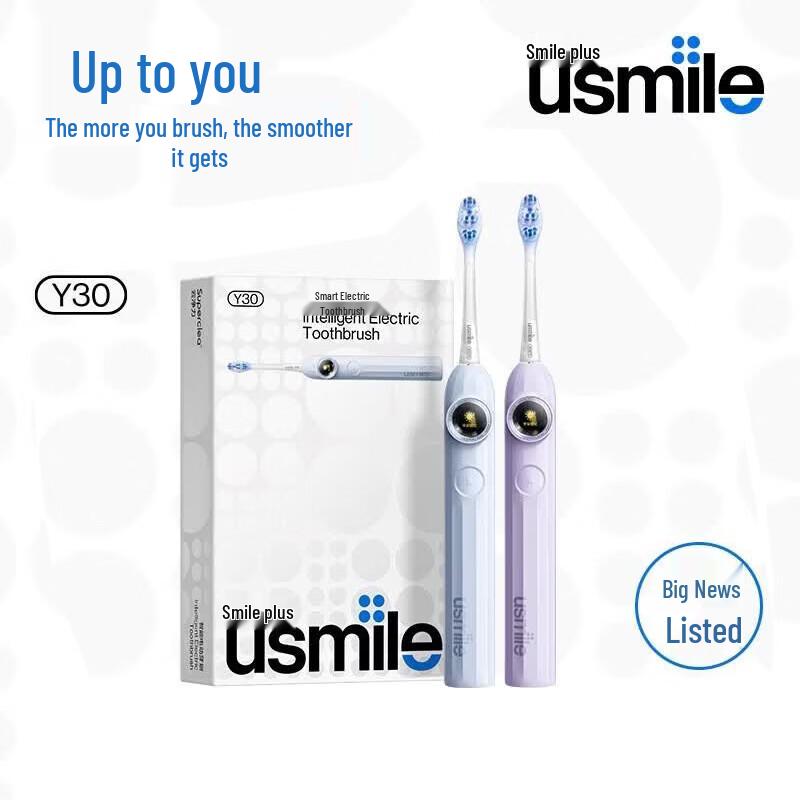 usmile Y30 Smart Electric Toothbrush CN plug (adapter included)
usmile Y30 Smart Electric Toothbrush CN plug (adapter included)