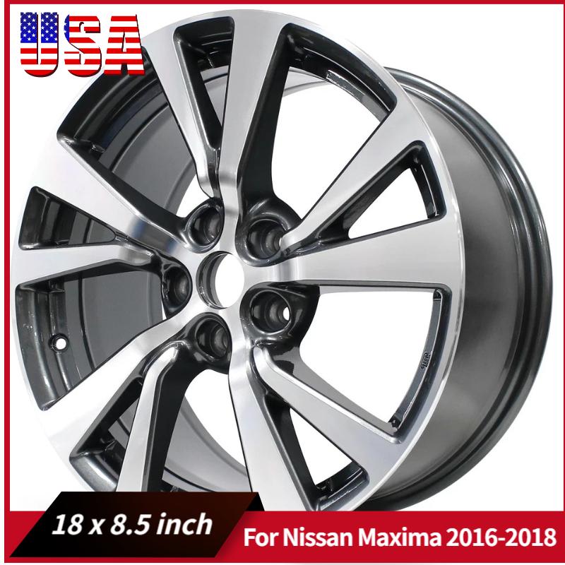 18-дюймовое колесо 8,5 дюйма для Nissan Maxima 2016-2018 Обработанное с черным ободом 62721 Запасные колпачки ступицы Диск колеса Аксессуары для шин United States
18-дюймовое колесо 8,5 дюйма для Nissan Maxima 2016-2018 Обработанное с черным ободом 62721 Запасные колпачки ступицы Диск колеса Аксессуары для шин United States