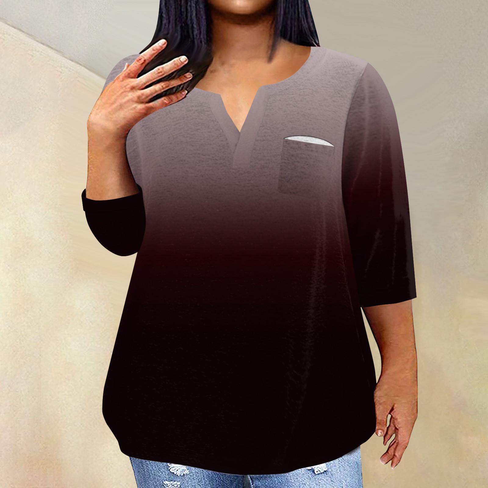 Женский модный повседневный пуловер с рукавами три четверти и V-образным вырезом с принтом, топ с рукавами 4/3 XXXXL кофейный
Женский модный повседневный пуловер с рукавами три четверти и V-образным вырезом с принтом, топ с рукавами 4/3 XXXXL кофейный