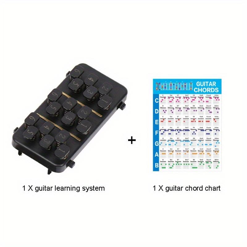 Guitar Chord Trainer for Folk Guitar Guitar Learning Tools Guitar Learning System Guitar Chord System Guitar Assist Device with Guitar Chord Chart чёрный
Guitar Chord Trainer for Folk Guitar Guitar Learning Tools Guitar Learning System Guitar Chord System Guitar Assist Device with Guitar Chord Chart чёрный