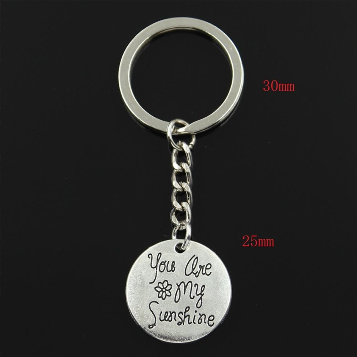 Модные тарелки You Are My Sunshine 25x25 мм кулон 30 мм брелок для ключей серебряный цвет мужской автомобильный подарок сувенирный брелок серебряный
Модные тарелки You Are My Sunshine 25x25 мм кулон 30 мм брелок для ключей серебряный цвет мужской автомобильный подарок сувенирный брелок серебряный
