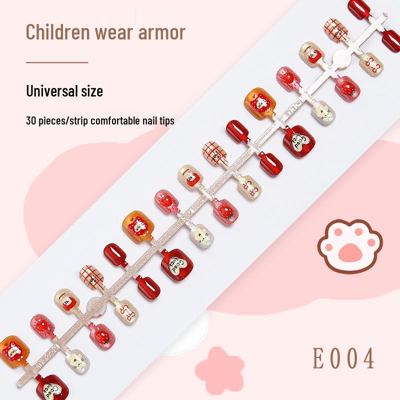 Little Red Riding Hood Kids Nail Stickers: Removable, Wearable, Short, Cute, False Nails for Children.
Little Red Riding Hood Kids Nail Stickers: Removable, Wearable, Short, Cute, False Nails for Children.