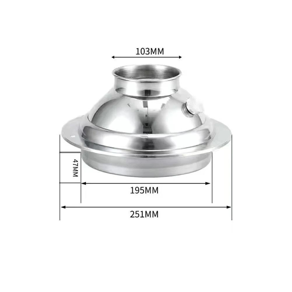 High Efficiency Kitchen Ventilation Outlet Made Of Robust 201 Stainless Steel Adjustable Spherical Design For Flexibility
High Efficiency Kitchen Ventilation Outlet Made Of Robust 201 Stainless Steel Adjustable Spherical Design For Flexibility