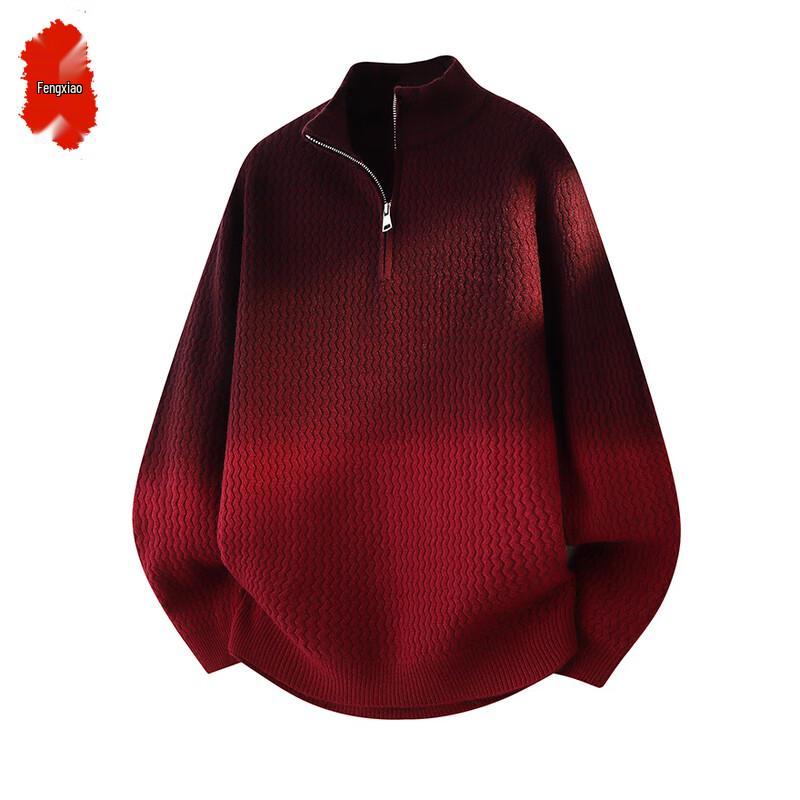 Men s Gradient Wave Pattern Knit Pullover Sweater L
Men s Gradient Wave Pattern Knit Pullover Sweater L