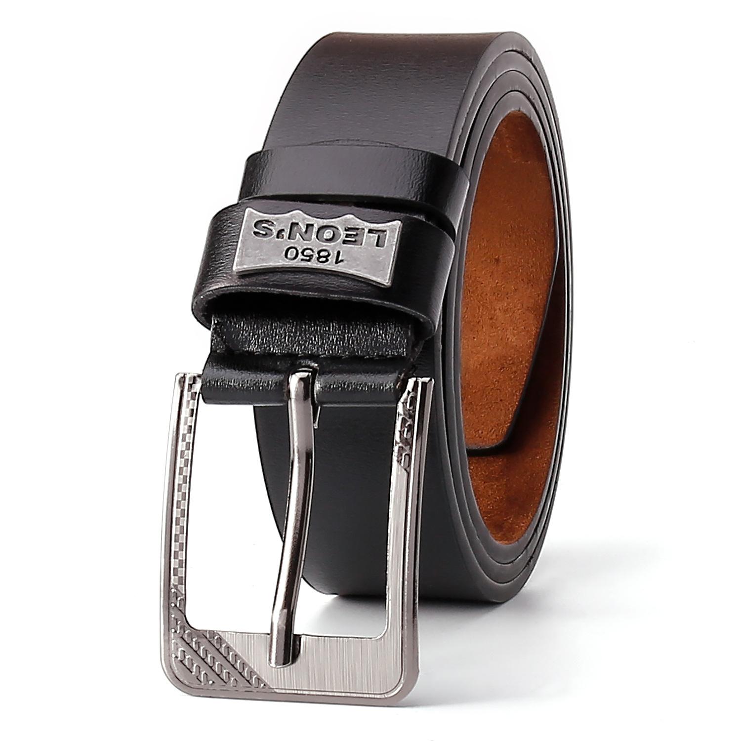Genuine Leather Minimalist Belt with Classic Pin Buckle, Adjustable 30-42 Inches, Perfect for Business & Daily Wear
Genuine Leather Minimalist Belt with Classic Pin Buckle, Adjustable 30-42 Inches, Perfect for Business & Daily Wear