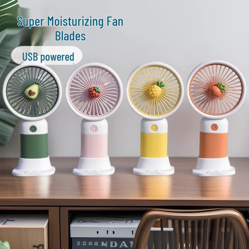USB Rechargeable Handheld Fan & Phone Stand - Mini Flower Fruit Style 8x4.5x15 cm
USB Rechargeable Handheld Fan & Phone Stand - Mini Flower Fruit Style 8x4.5x15 cm