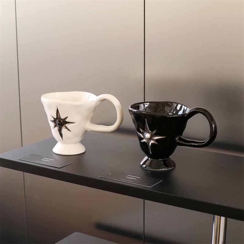 High-grade Star Pattern Mug, Home Ceramic Breakfast Cup Oatmeal Mug, Office Coffee Yoghurt Cups 201-300ml білий
High-grade Star Pattern Mug, Home Ceramic Breakfast Cup Oatmeal Mug, Office Coffee Yoghurt Cups 201-300ml білий