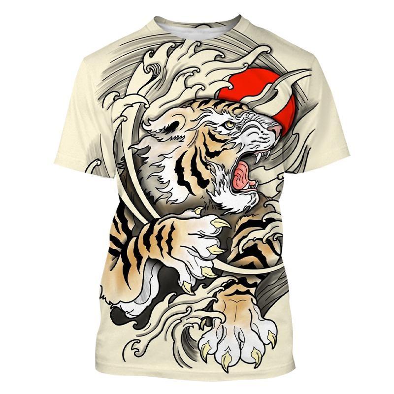 Summer Men s Personalized Cool 3D Printing Fashion Tiger T-shirt Tops Men and Women Kids Funny T shirt 6XL S
Summer Men s Personalized Cool 3D Printing Fashion Tiger T-shirt Tops Men and Women Kids Funny T shirt 6XL S