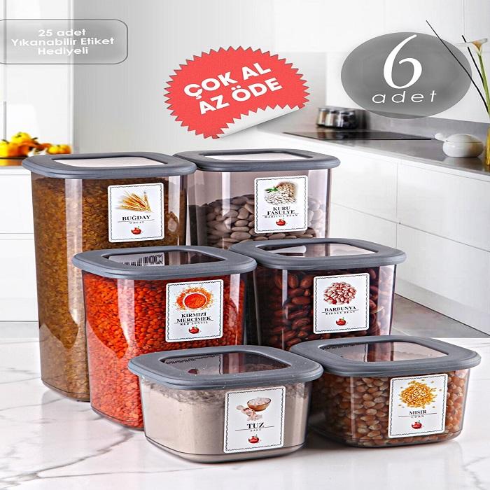 Набор контейнеров для хранения квадратной формы Advantageous из 6 предметов антрацитового цвета - набор из нескольких наборов - банка
Набор контейнеров для хранения квадратной формы Advantageous из 6 предметов антрацитового цвета - набор из нескольких наборов - банка