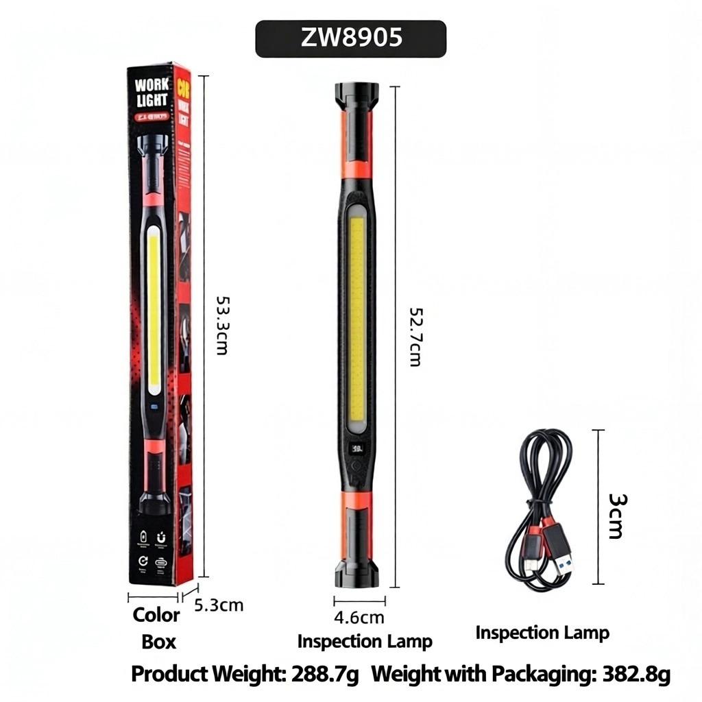 Emergency Repair High Lumen Rechargeable LED Work Light for Car , Powerful Magnetic Flashlight with Hooks and Magnetic Base
Emergency Repair High Lumen Rechargeable LED Work Light for Car , Powerful Magnetic Flashlight with Hooks and Magnetic Base