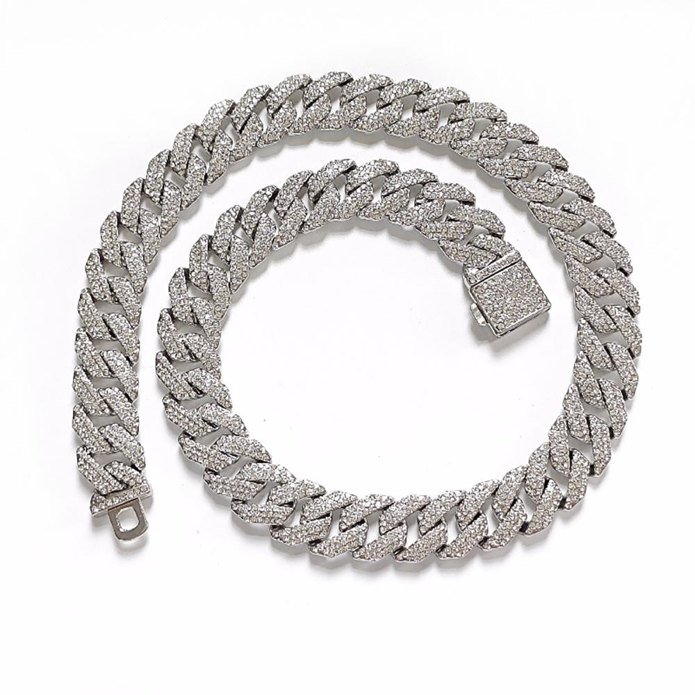 Новая 16-мм цепь кубинского плетения с зубцами, хип-хоп, мужская, 3 ряда страз, цепь с бриллиантовой огранкой, женское павированное ожерелье кубинского плетения Miami Polygon 20inch(50CM)
Новая 16-мм цепь кубинского плетения с зубцами, хип-хоп, мужская, 3 ряда страз, цепь с бриллиантовой огранкой, женское павированное ожерелье кубинского плетения Miami Polygon 20inch(50CM)