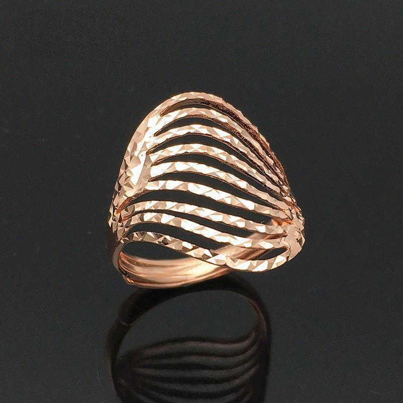 Russian Purple Gold Laser Wide Version Hollow-Plated Rose Gold Ring, Simple And Generous Live Design Ring
Russian Purple Gold Laser Wide Version Hollow-Plated Rose Gold Ring, Simple And Generous Live Design Ring
