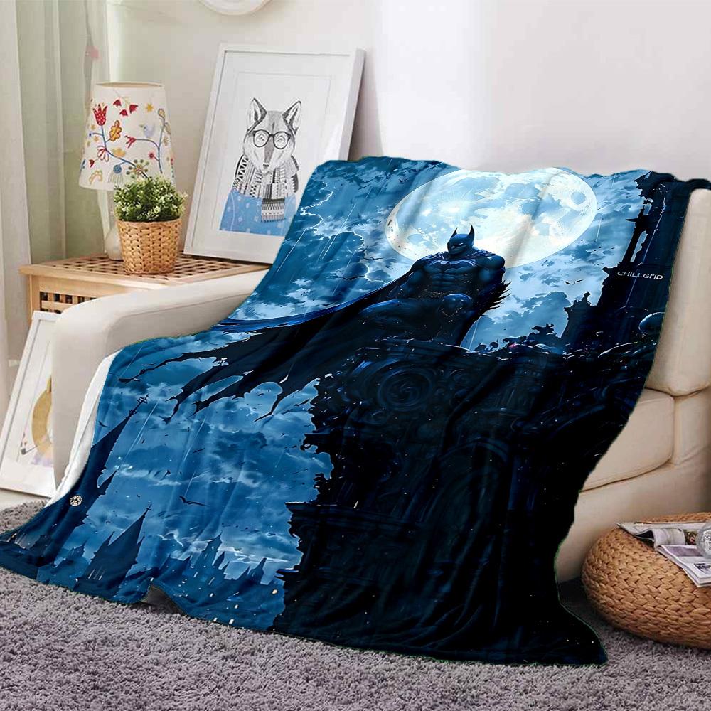 1pc Batman full moon Flannel Blanket Soft Warm Throw for Home, Office, Travel, All-Season Cozy Bedding Gift L1462 80cmx120cm(31inx47in)
1pc Batman full moon Flannel Blanket Soft Warm Throw for Home, Office, Travel, All-Season Cozy Bedding Gift L1462 80cmx120cm(31inx47in)