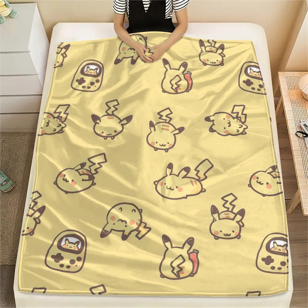 Various Pikachu print flannel blanket, suitable for home use, perfect gift choice, warm and comfortable for living room 75x90cm
Various Pikachu print flannel blanket, suitable for home use, perfect gift choice, warm and comfortable for living room 75x90cm