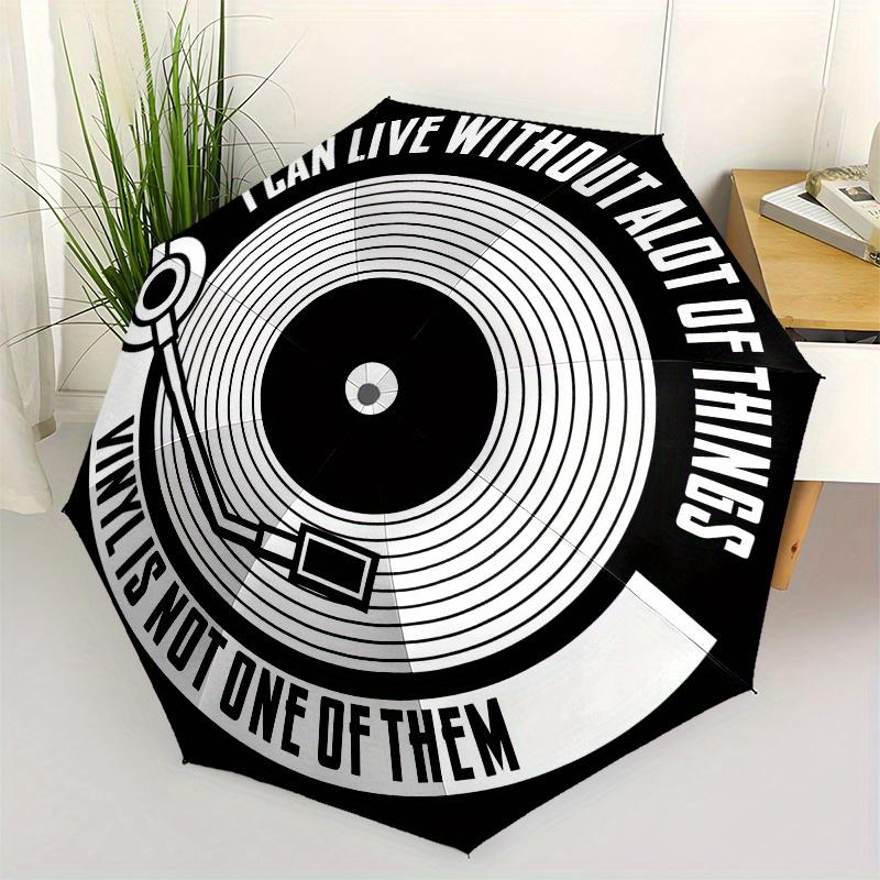Vinyl Record, Music Lover themed Eight rib Automatic Folding Umbrella Is Suitable for Both Men and Women, Making It A Perfect Christmas and
Vinyl Record, Music Lover themed Eight rib Automatic Folding Umbrella Is Suitable for Both Men and Women, Making It A Perfect Christmas and