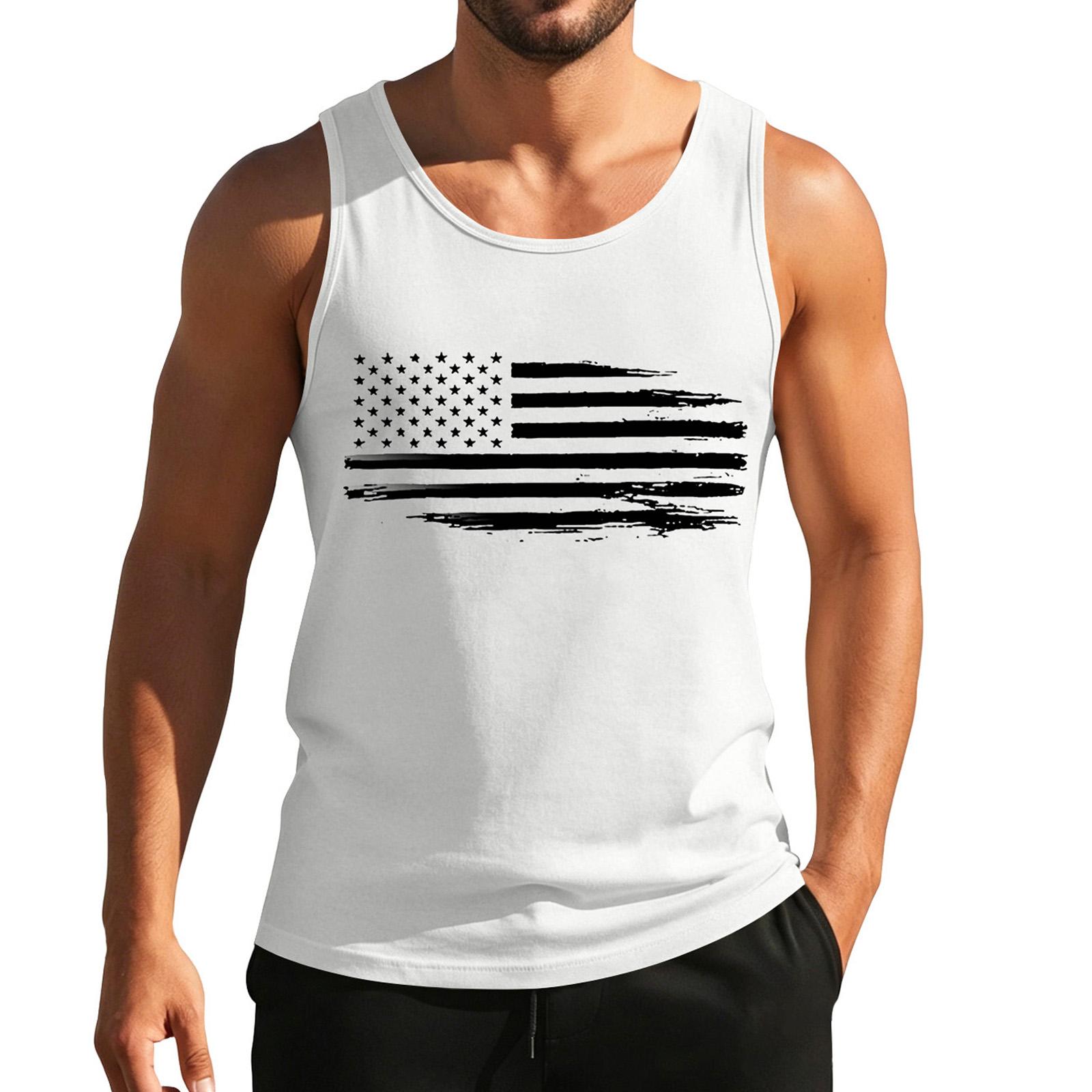 Men s Casual Sleeveless Tank Top Printed Athletic Workout Shirt Lightweight Comfortable Fit for Outdoor Sports Gym and Daily Wear S
Men s Casual Sleeveless Tank Top Printed Athletic Workout Shirt Lightweight Comfortable Fit for Outdoor Sports Gym and Daily Wear S