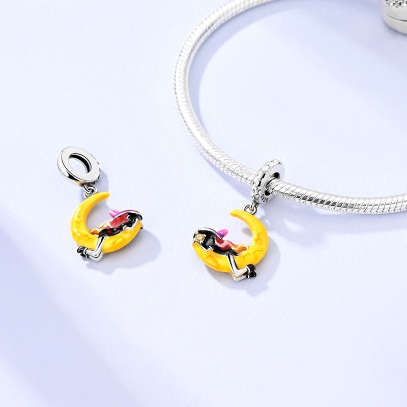 Authentic Charm Bead Charms copper Fairy Tale Moon Witch Pendants Compatible With Charm Bead Charms Plata Bracelets Ideal For Women Jewellery Making D
Authentic Charm Bead Charms copper Fairy Tale Moon Witch Pendants Compatible With Charm Bead Charms Plata Bracelets Ideal For Women Jewellery Making D