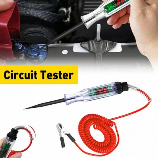 6-24V Digital Electric Circuit Voltage Tester Automotive Test Light Car Truck 1x
6-24V Digital Electric Circuit Voltage Tester Automotive Test Light Car Truck 1x