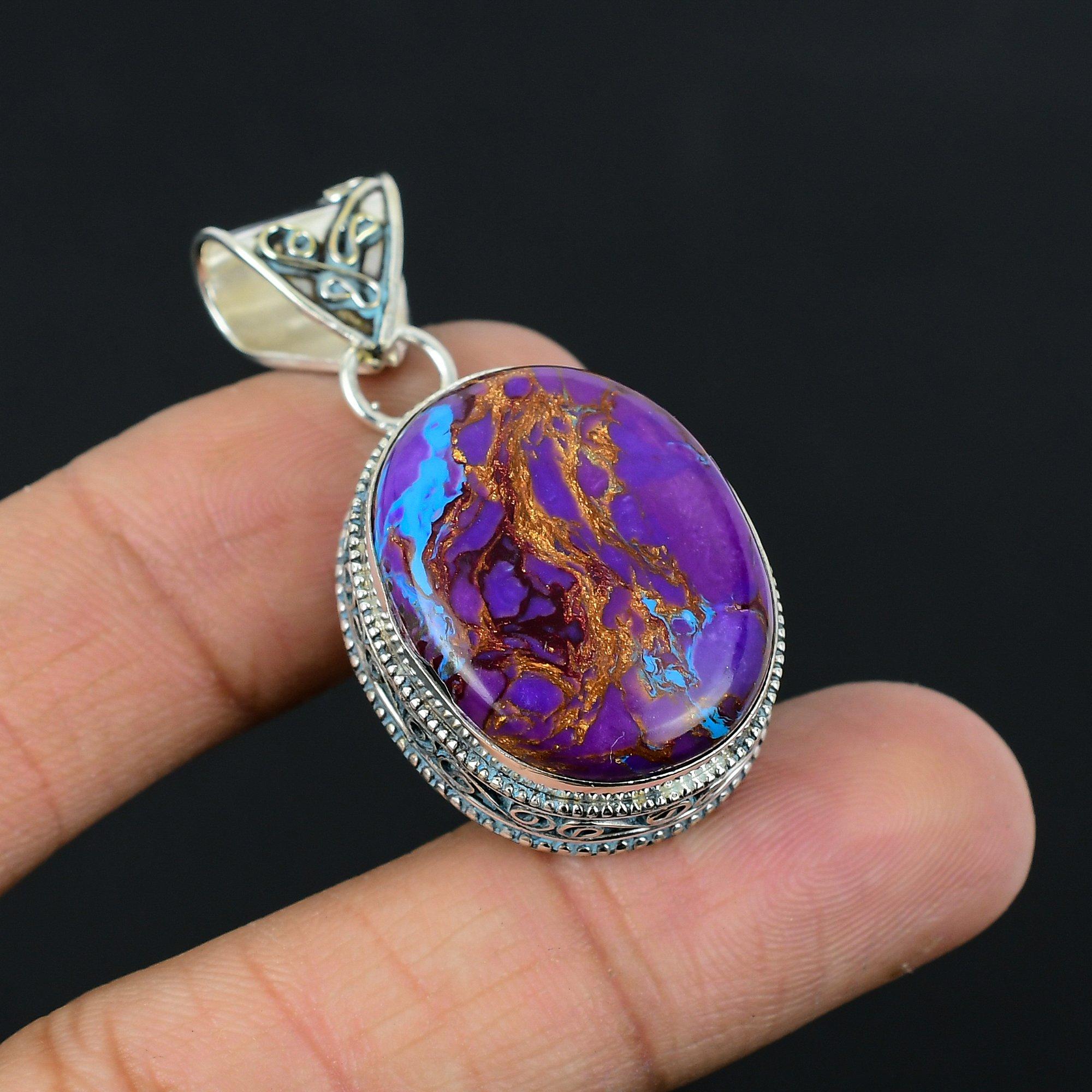 Oval December Birth Copper Purple Turquoise Stone 925 Silver Mother New Pendant
Oval December Birth Copper Purple Turquoise Stone 925 Silver Mother New Pendant