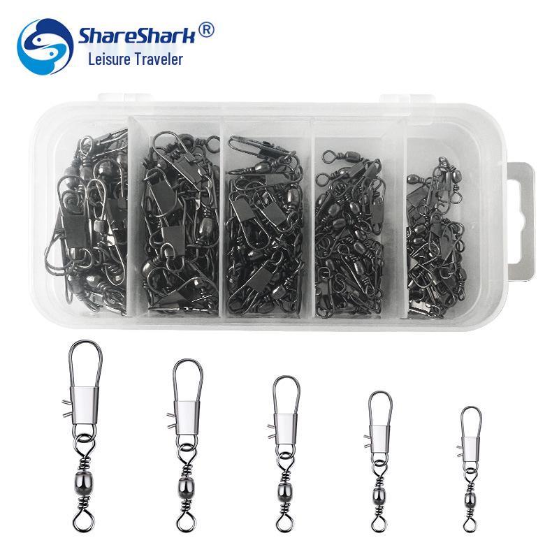 B-Type Carbon Steel Swivel Connector with Quick Figure-Eight Ring for Fishing Tackle
B-Type Carbon Steel Swivel Connector with Quick Figure-Eight Ring for Fishing Tackle