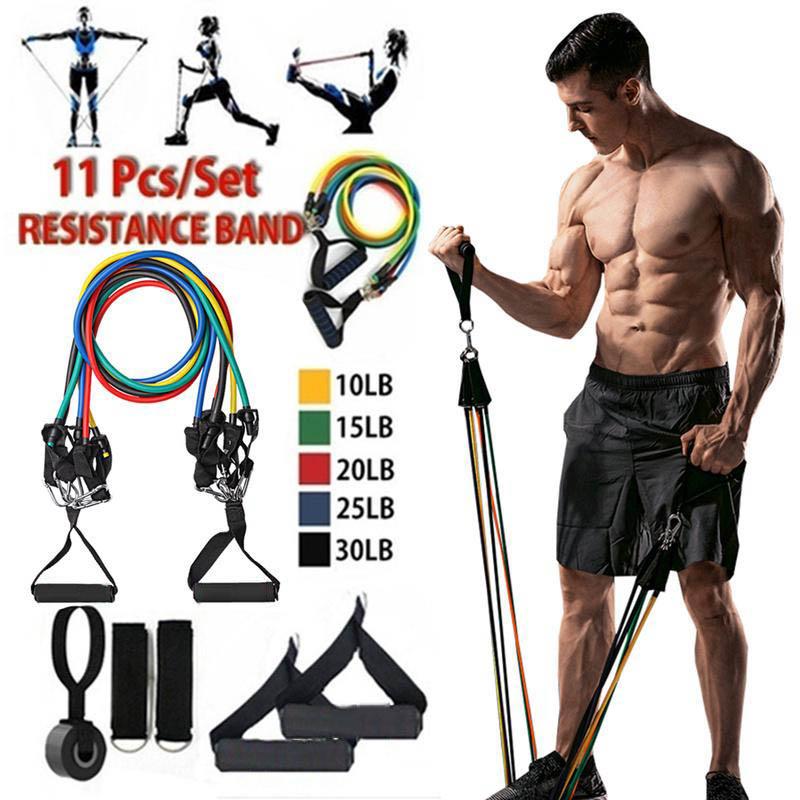 Bands Resistance 11pcsset Exercise Rubber Tubes Stretch Training Home Rope Gyms
Bands Resistance 11pcsset Exercise Rubber Tubes Stretch Training Home Rope Gyms