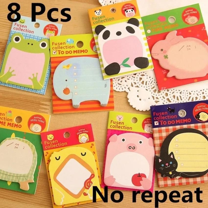 8Pcs/Set Cartoon Stickers Bookmark Animal Shape Sticky Notes Sticker Marker Memo Notepad Gift Color Random 80 54
8Pcs/Set Cartoon Stickers Bookmark Animal Shape Sticky Notes Sticker Marker Memo Notepad Gift Color Random 80 54