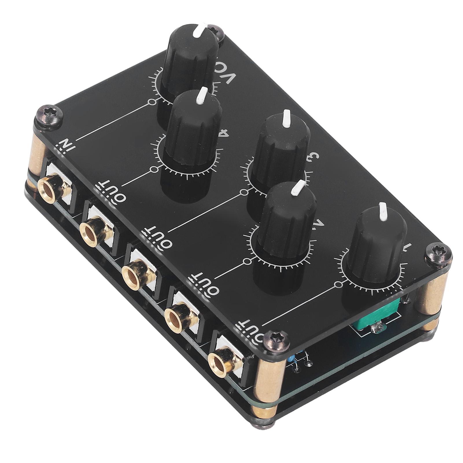 TX400 Sound Line Mixer 4 Channel Mini Stereo Portable Passive Mixer Compact Sound Board Console
TX400 Sound Line Mixer 4 Channel Mini Stereo Portable Passive Mixer Compact Sound Board Console