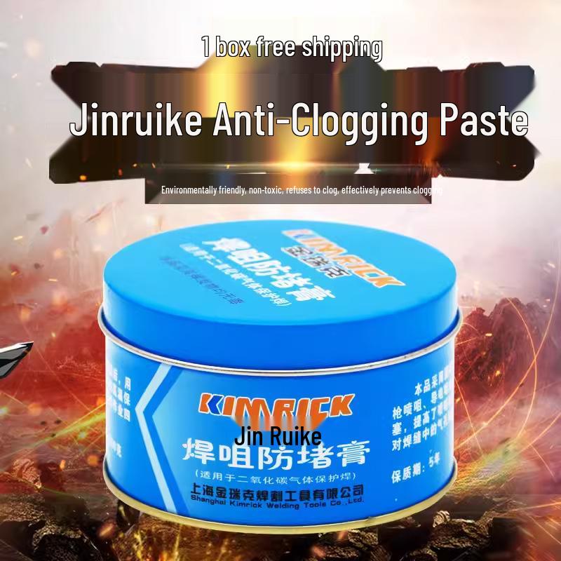 Jin Ruike Anti-Clogging Welding Paste for Gas Shielded Tips & Nozzles
Jin Ruike Anti-Clogging Welding Paste for Gas Shielded Tips & Nozzles