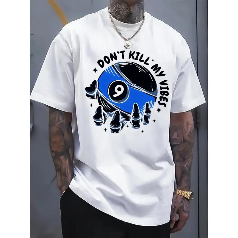 European sizes Stylish, Elegant, And Easy Print Men S Short-Sleeved T-Shirt - Ball Pattern, Hand-Held Design, Comfortable And Breathable S белый
European sizes Stylish, Elegant, And Easy Print Men S Short-Sleeved T-Shirt - Ball Pattern, Hand-Held Design, Comfortable And Breathable S белый