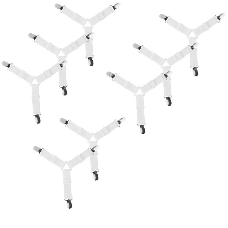ABWR-Bed Sheet Straps Set With Metal Clips Sheet Holders For Corners To Hold Sheets In Place белый
ABWR-Bed Sheet Straps Set With Metal Clips Sheet Holders For Corners To Hold Sheets In Place белый