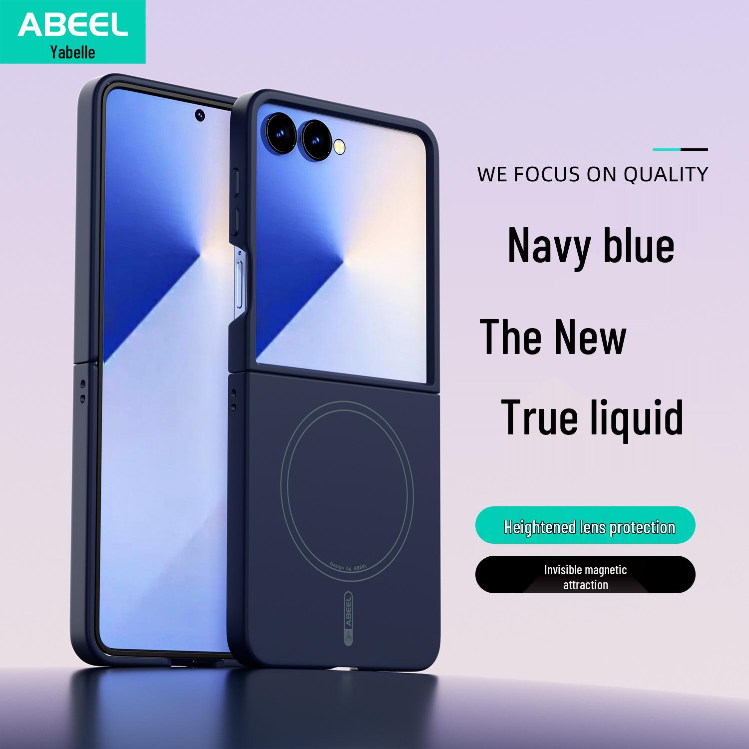 New Samsung Z Flip 7 Magnetic Liquid PC Case: Solid Color, Anti-Drop Protective Cover Z Flip5 темно-синього кольору
New Samsung Z Flip 7 Magnetic Liquid PC Case: Solid Color, Anti-Drop Protective Cover Z Flip5 темно-синього кольору