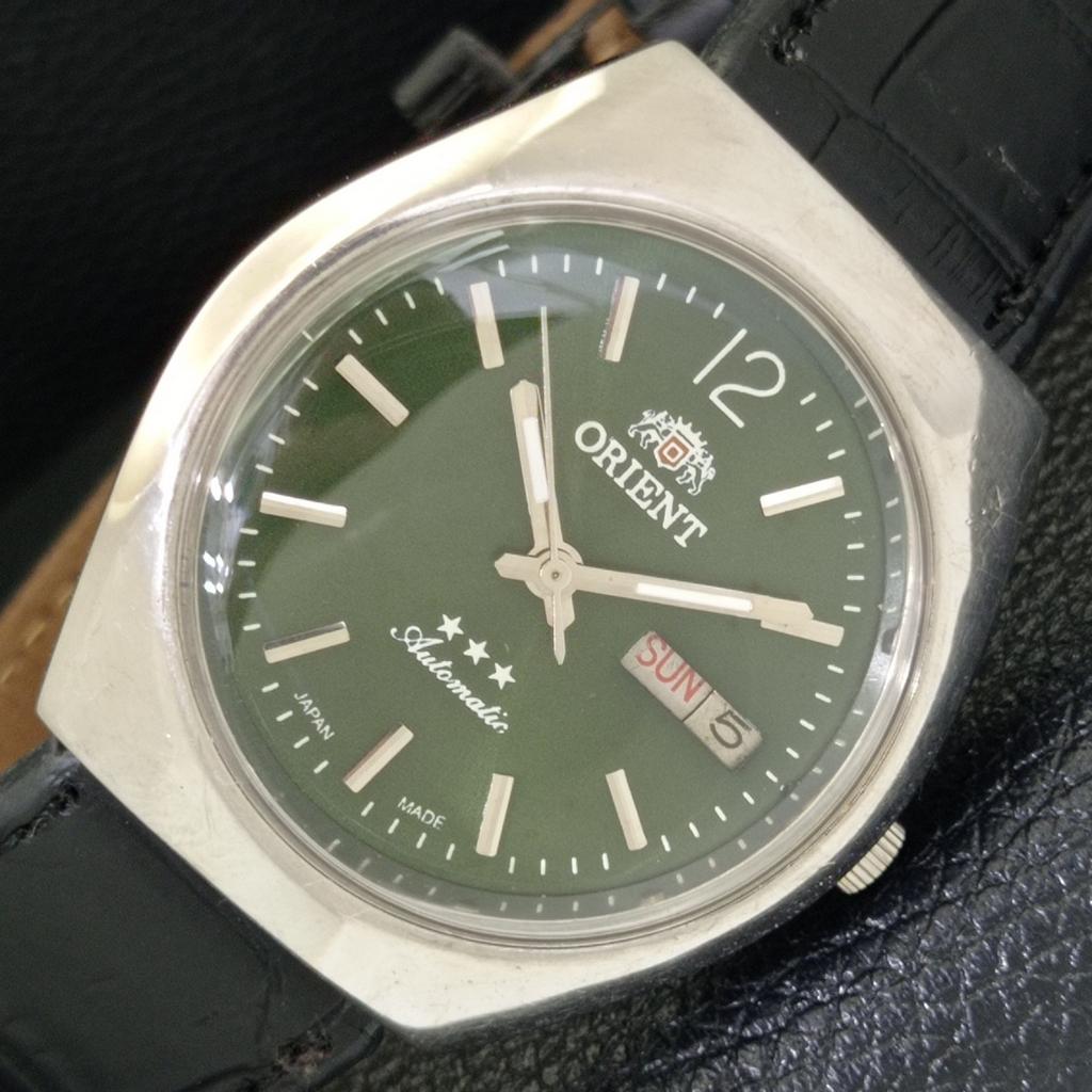 VINTAGE ORIENT AUTOMATIC 46941 JAPAN MENS GREEN COLOR DIAL WATCH a500352-2 R151b-a500352
VINTAGE ORIENT AUTOMATIC 46941 JAPAN MENS GREEN COLOR DIAL WATCH a500352-2 R151b-a500352