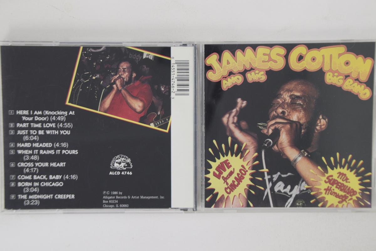 CD JAMES COTTON - Live From Chicago Mr Superharp Hims ALCD4746 ALLIGATOR 1986 US Blues Used
CD JAMES COTTON - Live From Chicago Mr Superharp Hims ALCD4746 ALLIGATOR 1986 US Blues Used