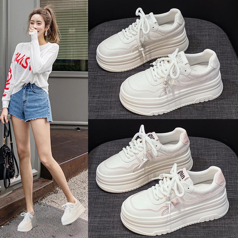 Inner heightening women s shoes, small white shoes, women s spring and autumn new low-top breathable thick-soled heightening casual shoes 32
Inner heightening women s shoes, small white shoes, women s spring and autumn new low-top breathable thick-soled heightening casual shoes 32