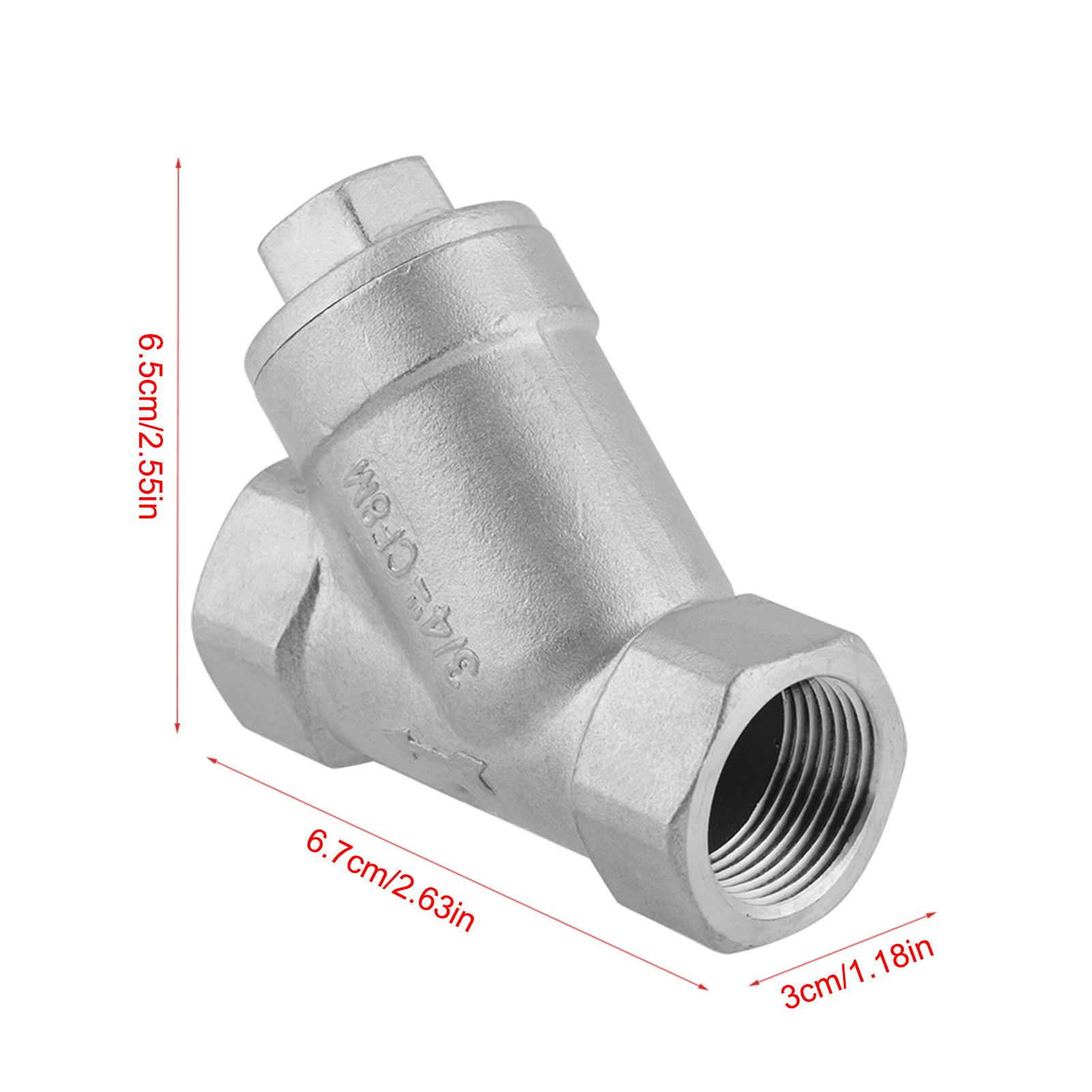 3 4 DN20 PT Thread Stainless Steel Y Type Strainer Pump Filter for Water Oil Gas
3 4 DN20 PT Thread Stainless Steel Y Type Strainer Pump Filter for Water Oil Gas