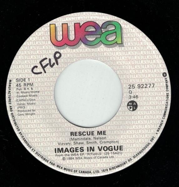 7inch Record IMAGES IN VOGUE Rescue Me 2592277 WEA 1984 Canada Pop Used
7inch Record IMAGES IN VOGUE Rescue Me 2592277 WEA 1984 Canada Pop Used
