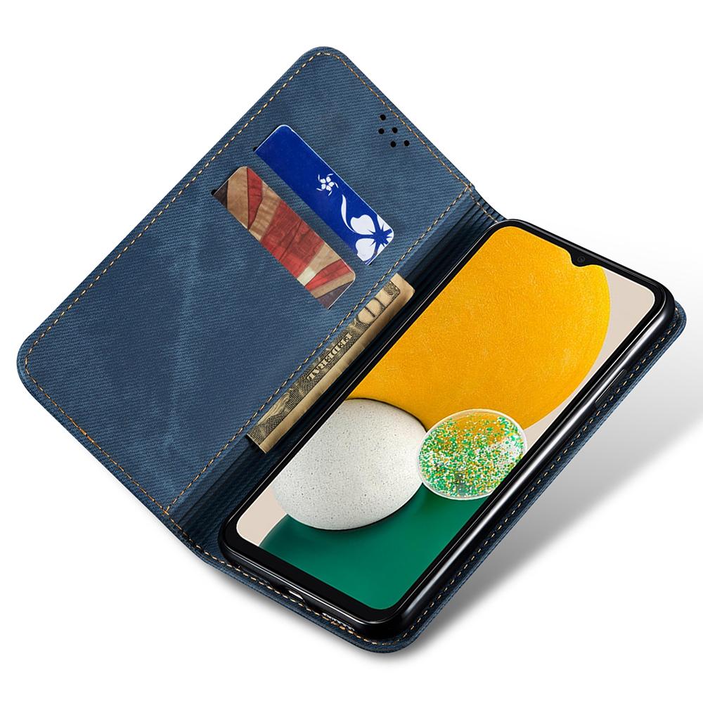 Drop-proof Phone Case For Samsung Galaxy A24 4G (162.1 x 77.6 x 8.3mm) Jeans Cloth Texture Flip Leather Cover with Stand Wallet Coffee
Drop-proof Phone Case For Samsung Galaxy A24 4G (162.1 x 77.6 x 8.3mm) Jeans Cloth Texture Flip Leather Cover with Stand Wallet Coffee