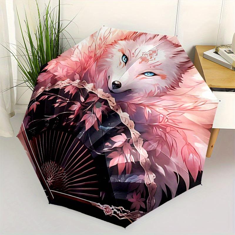 Compact & Stylish Fox with Cherry Blossom FanUmbrella - Vibrant Cartoon Design, Automatic Open, 8-Rib Steel Frame, Lightweight (as the picture,Iron&8K)
Compact & Stylish Fox with Cherry Blossom FanUmbrella - Vibrant Cartoon Design, Automatic Open, 8-Rib Steel Frame, Lightweight (as the picture,Iron&8K)