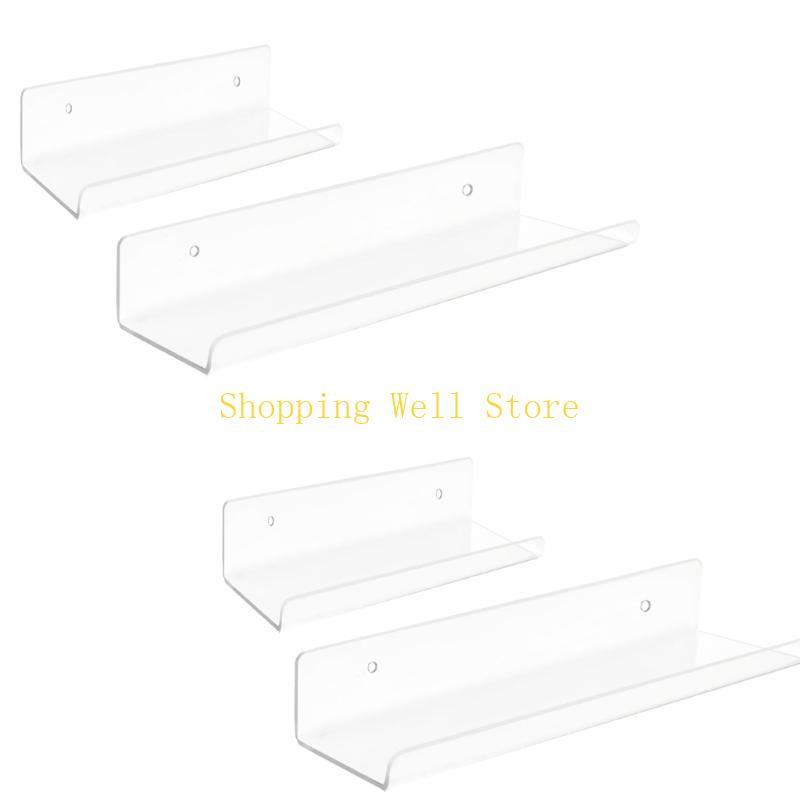 KX4B 4Pcs Floating Shelf Versatile Wall Shelves for Bedroom and Living Room Organization Hanging Bathroom Storage Racks чистий
KX4B 4Pcs Floating Shelf Versatile Wall Shelves for Bedroom and Living Room Organization Hanging Bathroom Storage Racks чистий