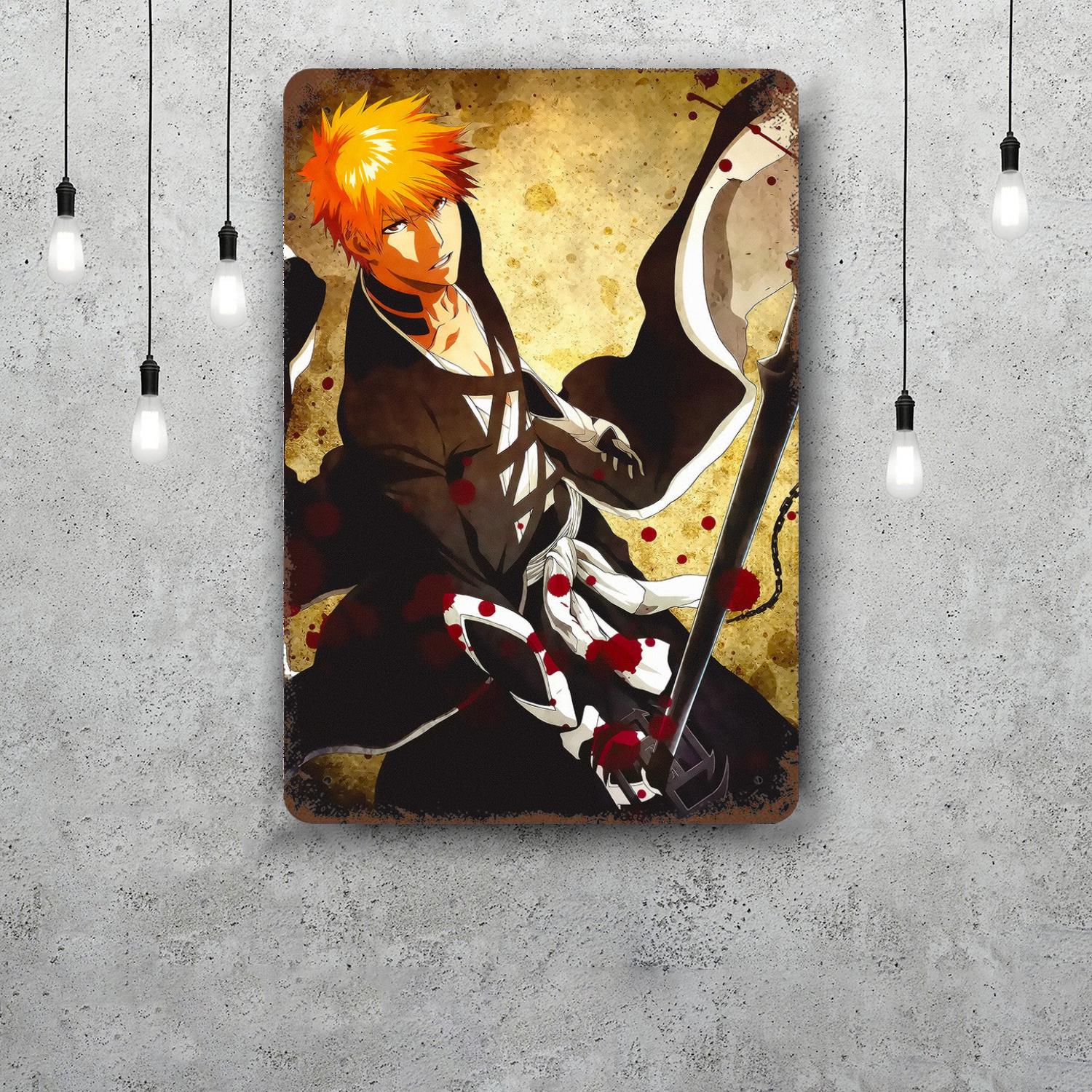 Bleach Anime Decor Poster Vintage Tin Sign Metal Sign Decorative Plaque for Pub Bar Man Cave Club Wall Decoration 20x30cm(7.8x11.8inch)
Bleach Anime Decor Poster Vintage Tin Sign Metal Sign Decorative Plaque for Pub Bar Man Cave Club Wall Decoration 20x30cm(7.8x11.8inch)