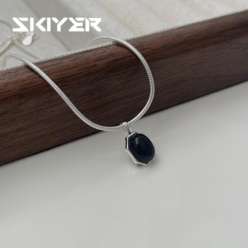Серебристый цвет Заявление Черный Оникс Кулон Ожерелье Хип-хоп Ключица Цепочка Ювелирные Аксессуары
Серебристый цвет Заявление Черный Оникс Кулон Ожерелье Хип-хоп Ключица Цепочка Ювелирные Аксессуары