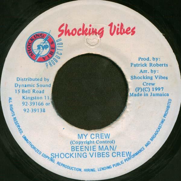 7inch Record BEENIE MAN - My Crew NONE Shocking Vibes 1997 Jamaica Reggae, Ska & Dub Used
7inch Record BEENIE MAN - My Crew NONE Shocking Vibes 1997 Jamaica Reggae, Ska & Dub Used
